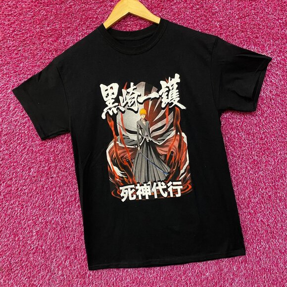 Bleach Ichigo Kurosaki Shinigami Daikou- Substitute Soul Reaper Anime T-Shirt Sm - Picture 3 of 4